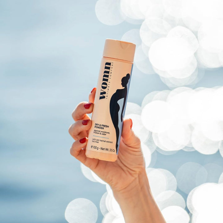 Intimate Comfort Dry & Fresh Powder – Talc-Free Body Powder against Moisture, Friction & Odour, 100 G