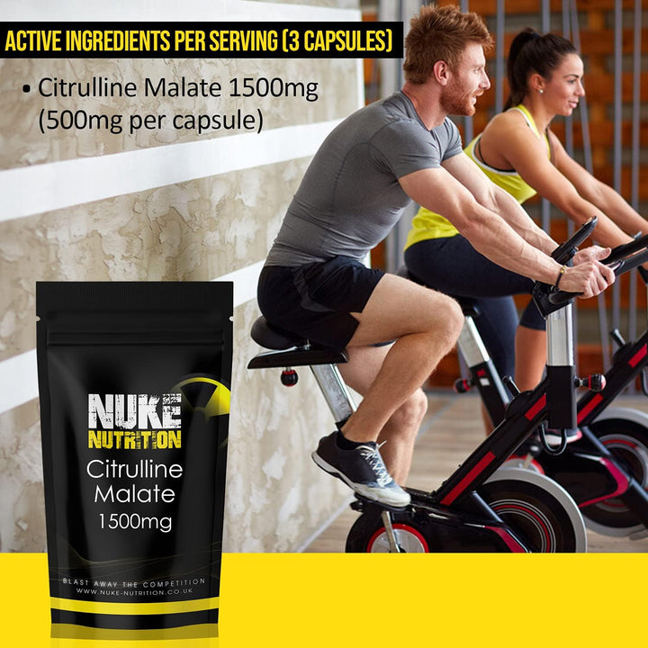 L Citrulline Malate Capsules | 120 Capsules | High Strength 1500Mg Dose Supplement | Boost Circulation, Performance & Muscle Recovery | 100% Natural, Preservative & Filler Free | Vegan