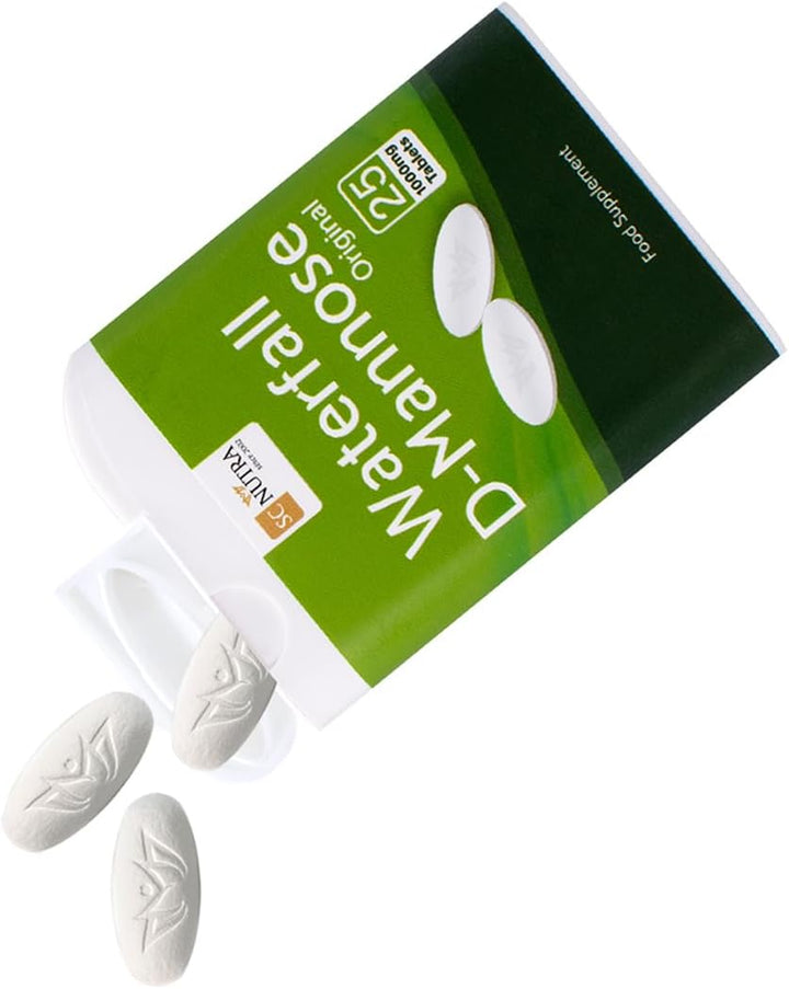 Waterfall D-Mannose Tablets 1000Mg - Dmannose Naturally Sourced from Birch - Suitable for Vegetarians & Vegans -  ()