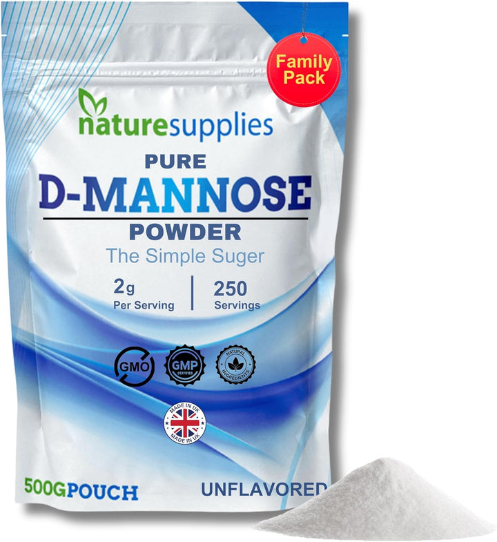 D Mannose Powder 150 G Pack - Pure D-Mannose for Natural Support - (NOT D Mannose Capsules or Tablets) GMO Free, Vegan Friendly, No Chemicals - High Strength Dmannose Supplement by