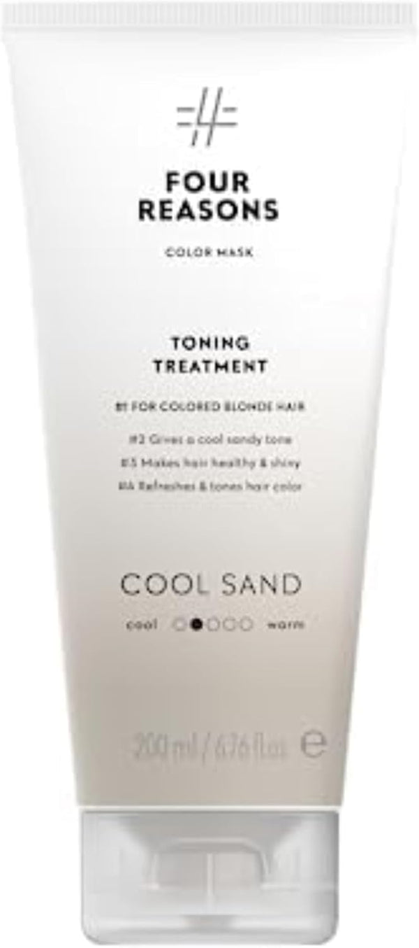 Color Mask – Cool Sand Blonde - (27 Colors) Color Depositing Conditioner, Toning Treatment, Tone & Enhance Color-Treated Hair - Semi Permanent Hair Dye, Vegan and Cruelty-Free, 6.76 Fl Oz