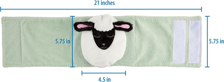 Infant Gripebelt for Colic Relief, Heated Tummy Wrap, Baby Swaddling Belt for Gas Relief, Natural Relief for Upset Stomach in Babies and Toddlers, Lamb,0-3M