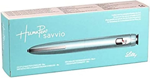Lilly, Humapen Savvio, Blue Insulin Delivery Device in Carry Case