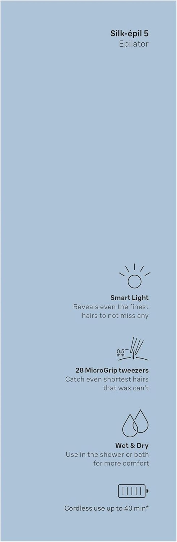 Silk-Épil 5, Epilator for Easy Hair Removal, Wet & Dry, Lasting Smooth Skin, 5-000, White/Flamingo with EU Plug