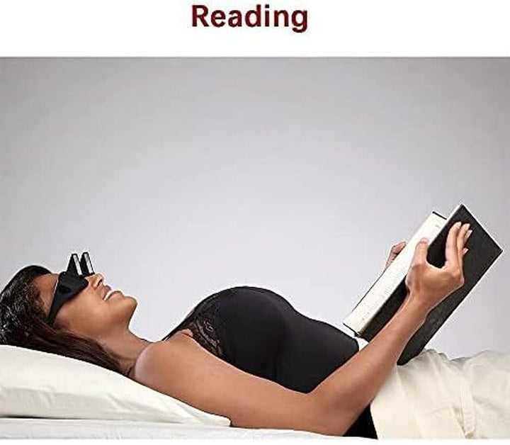 Reading Glasses, Prism Glasses Horizontal Glasses Lazy Spectacles Lie down for Reading/Watching TV