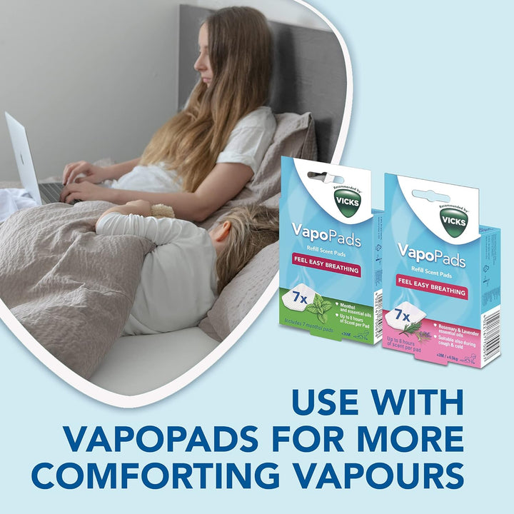 Personal Steam Inhaler with Two Scent Pads, V1300