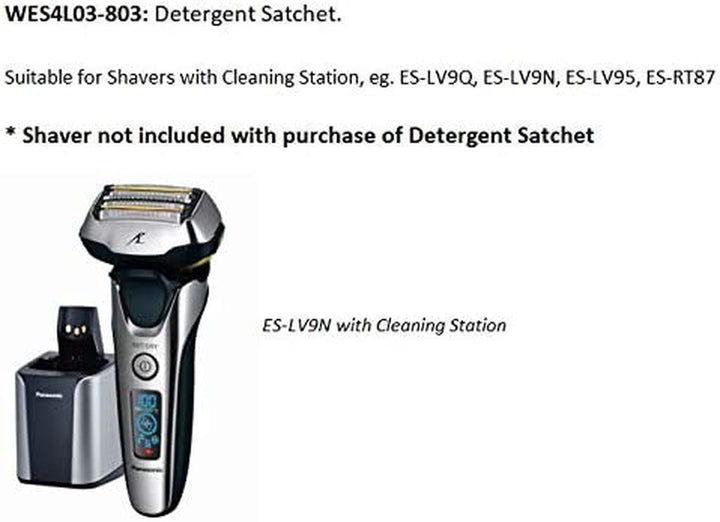 WES4L03 803 Cleaning Sachet for Shavers 3X15Ml