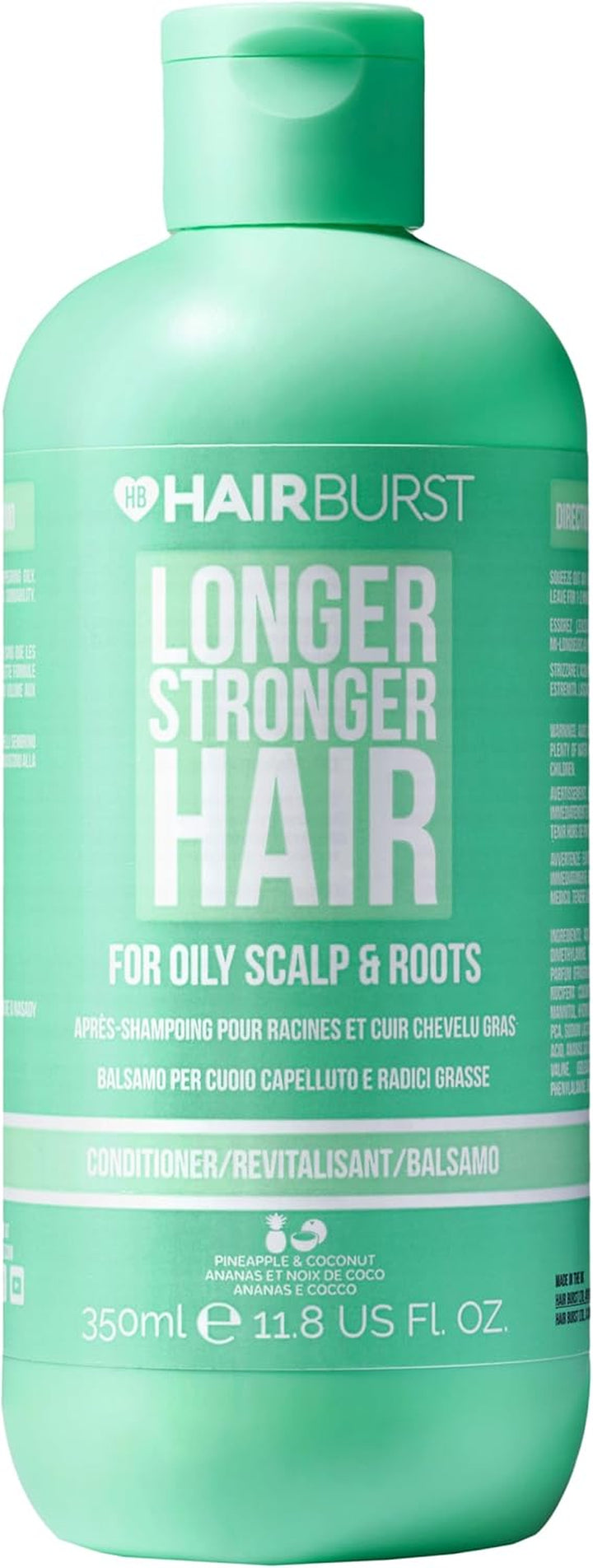 Hair Growth Conditioner for Woman — Reduces Hair Loss - Strengthens Growth - Contains No SLS and Parabens - Coconut and Avocado Aroma - New Bigger Bottles 350Ml