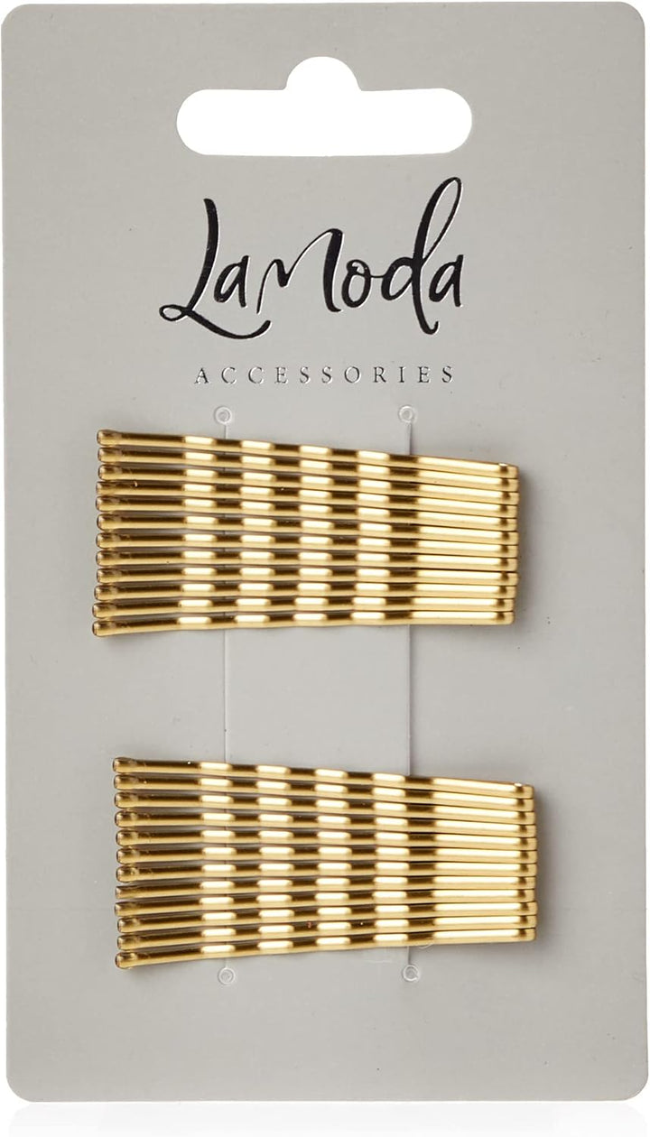 LA MODA HAIRGRIPS MEDIUM BROWN