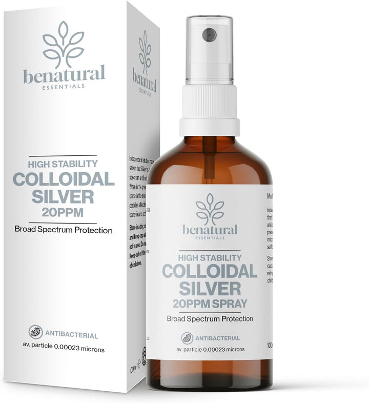 Colloidal Silver 300Ml Bottle | Premium Quality 20PPM Silver | High PH | Manufactured in the UK | New Packaging