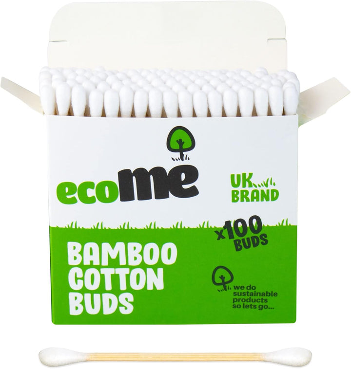 100 Bamboo Cotton Buds | Cotton Buds | Ear Cotton Buds | Qtips | Cotton Swabs