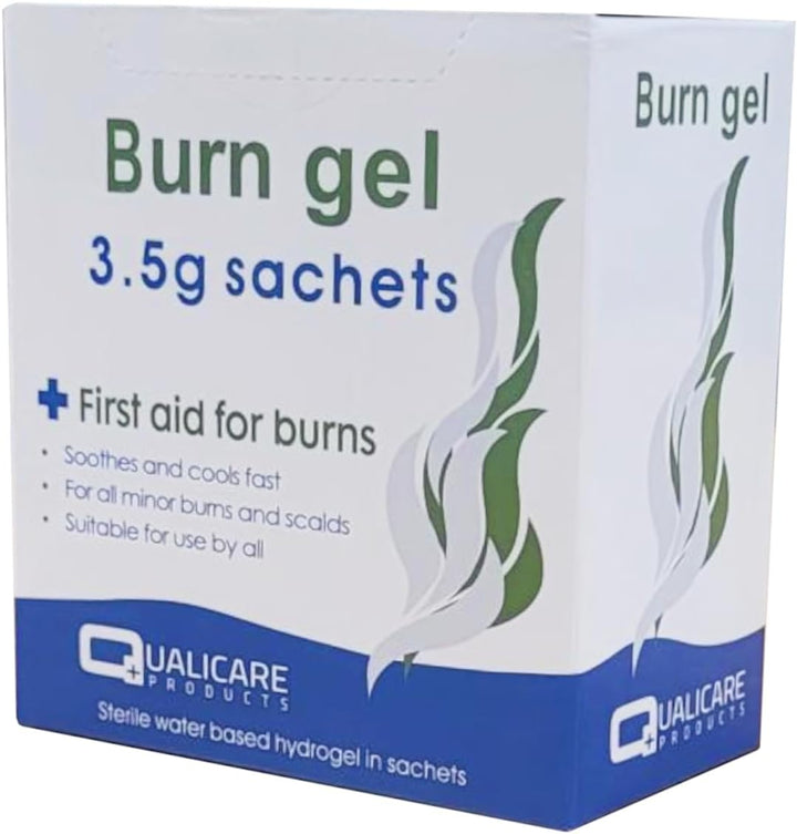 First Aid Burn Gel Blots Sachets 3.5G - Soothes & Cools Burns/Scalds (Pack of 5)