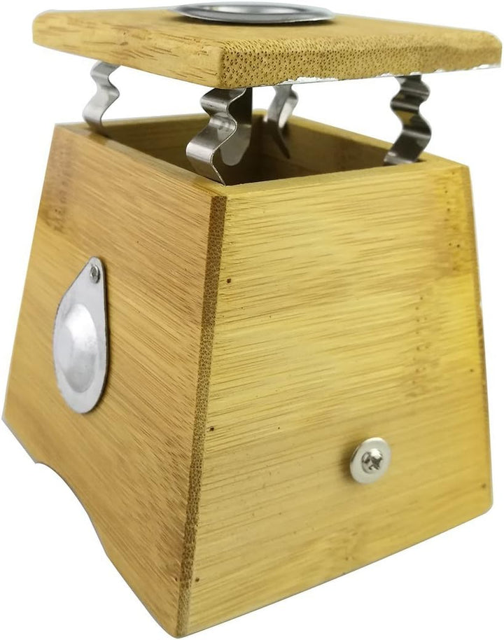 Bamboo Healing Box for Moxa Moxibustion Medicine Therapy (One Hole)
