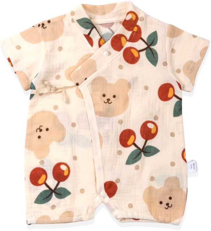 Japanese Kimono Baby Thobe Cotton Yarn Pajamas Robe 0-24 Months