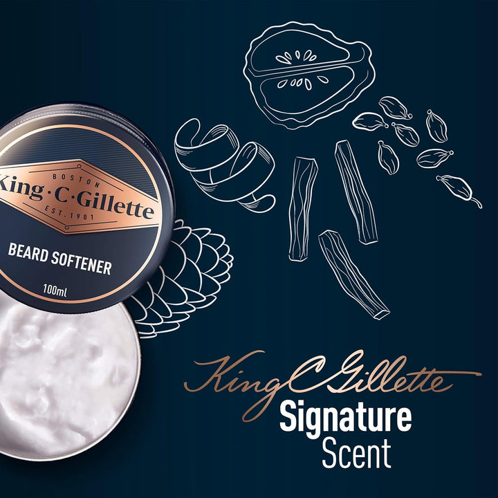 Men'S Beard Softener, Lightweight & Deep Beard Conditioning, Infused with  Signature Scent with Notes of Sandalwood, Cedar, Bergamot, Cardamon Seeds & Mandarin, 100Ml