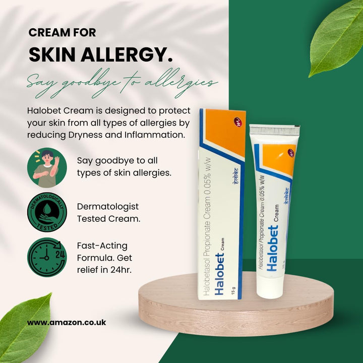 Propionate Cream 0.05% W/W - Fast Relief for Skin Irritation, Eczema, Dermatitis, Rashes, Itching, Hay-Fever Allergy, Insect Bites - Dermatologist Tested | Result within 24Hr.