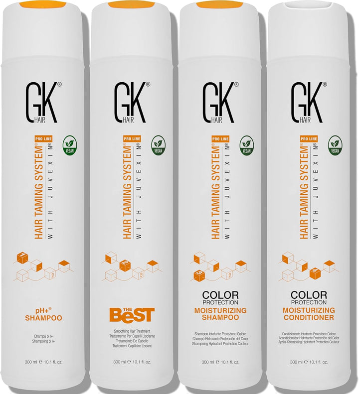 Global Keratin the Best Consumer Box Kit Smoothing Keratin Treatment Professional Brazilian Complex Blowout Straightening for Silky Smooth & Frizzy Hair