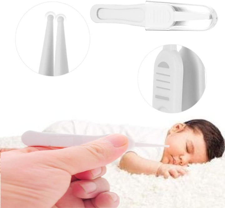 3 Pcs Baby Nose Tweezers, Nose Cleaning Tweezers, Nose Cleaning Tools, Gentle and Safe