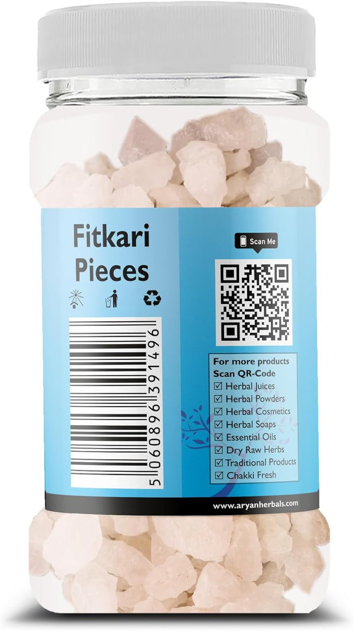 Aryan Alum Pieces Fitkari Pieces Potassium Sulphate 100% Natural & Pure, No Added Chemicals or Colors- 150Gm