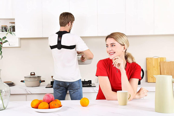 Posture Corrector for Men and Women, Comfortable Upper and Back Brace, Adjustable Back Support for Back, Shoulder and Neck