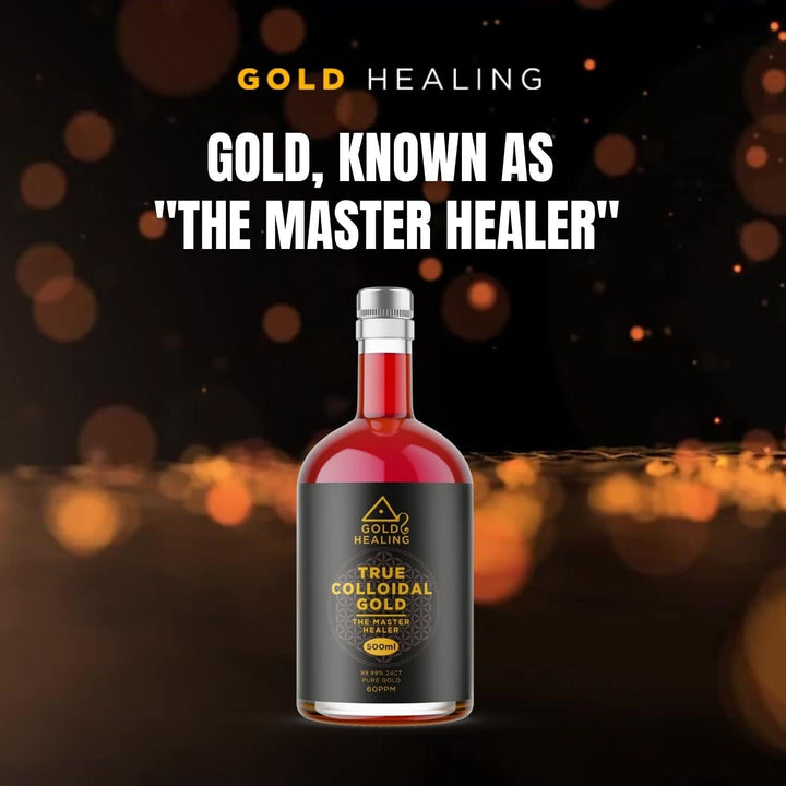 True COLLOIDAL Gold 500Ml - 99.99% 24Ct Pure Gold, Superior Concentration, High 60Ppm Made in the UK