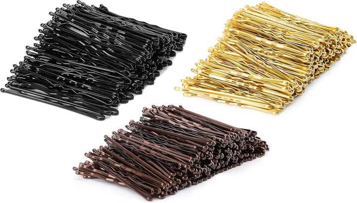 Hair Pins 60 Pcs, Bobby Pins for Women, Hair Grips for Thick, Thin, Wavy, Curly, Long, Short Hair, Hair Clips for Styling Sectioning, Wearing, Casual, Party, Travel, & Weddings (Blonde)