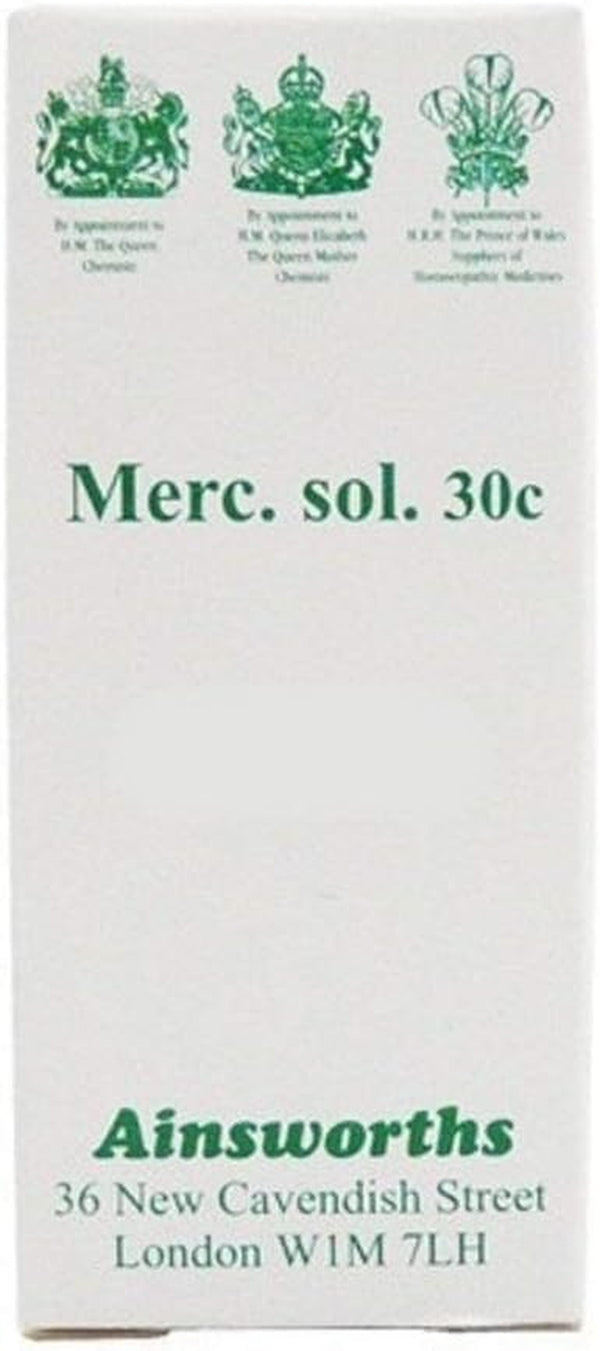 30C MERC Sol Homoeopathic Remedy - Pack of 120 Tablets