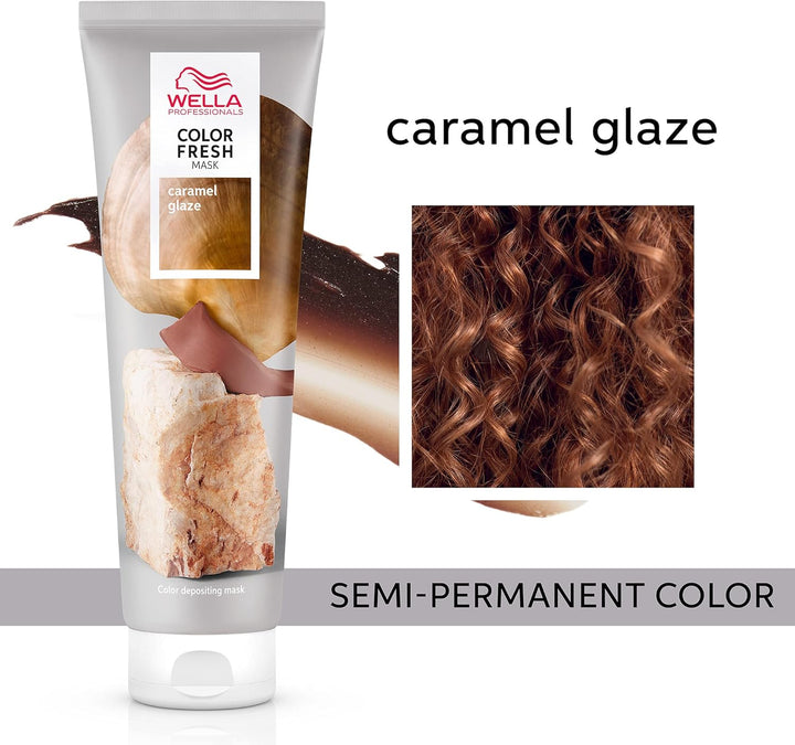Color Fresh Mask, Temporary Colour Refresh Treatment, Semi-Permanent Hair Dye, Hair Gloss Treatment for Brown Hair