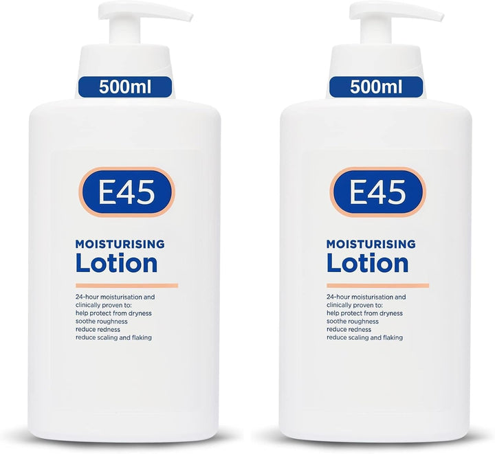 Moisturising Lotion 500 Ml for Dry & Sensitive Skin - Long-Lasting Hydration Protect from Dryness, Reduce Redness - Dermatological Body Moisturiser Lotion - Body Lotion - Daily Moisturiser