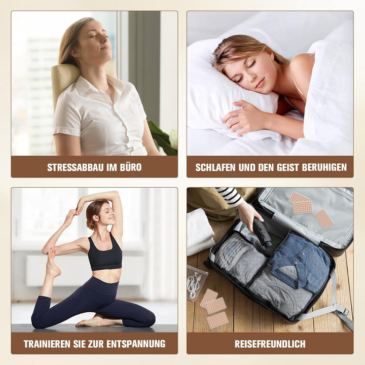 600 Count Acupuncture Ear Seeds Disposable Ear Press Seeds Multi-Condition Acupressure Kit (10 Sheets)