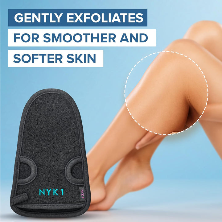 DEEP Exfoliation Body Exfoliator Mitt for Dead Skin Removal (1 Glove)  Exfolimitt Exfoliating Glove for Smooth, Healthy & Glowing Skin - Washable, Quick-Drying & Gentle on Skin