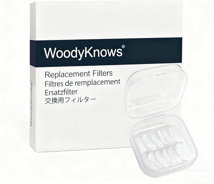 Nasclear Nasal Filters with 24 Pairs of Replacement Filters (X, 3 Filters+24 Replacements)