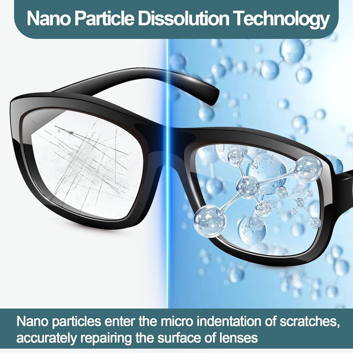 Eyeglass Scratch Remover for Lenses, Eyeglass Cleaner Spray, Glasses Lens Scratch Remover for Eyeglasses, Sunglasses Cleaning Kit (1PCS)