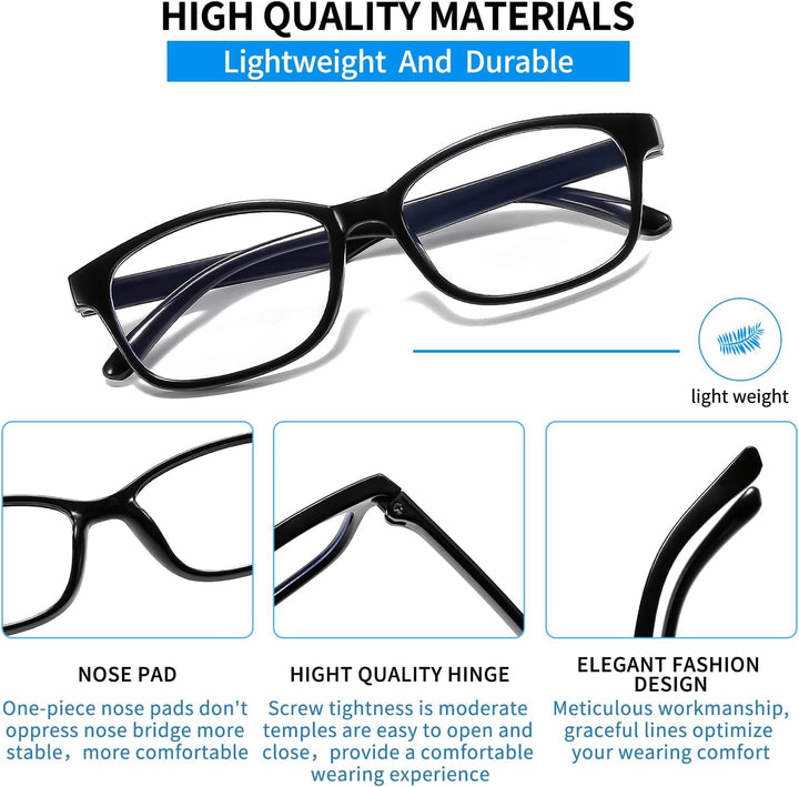 Nearsighted Glasses Short-Sighted Eyeglasses Classic Distance Glasses for Women Men