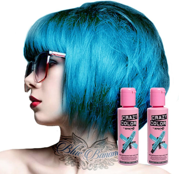 2X  Semi-Permanent Hair Dye 2X 100Ml (Fire Red)