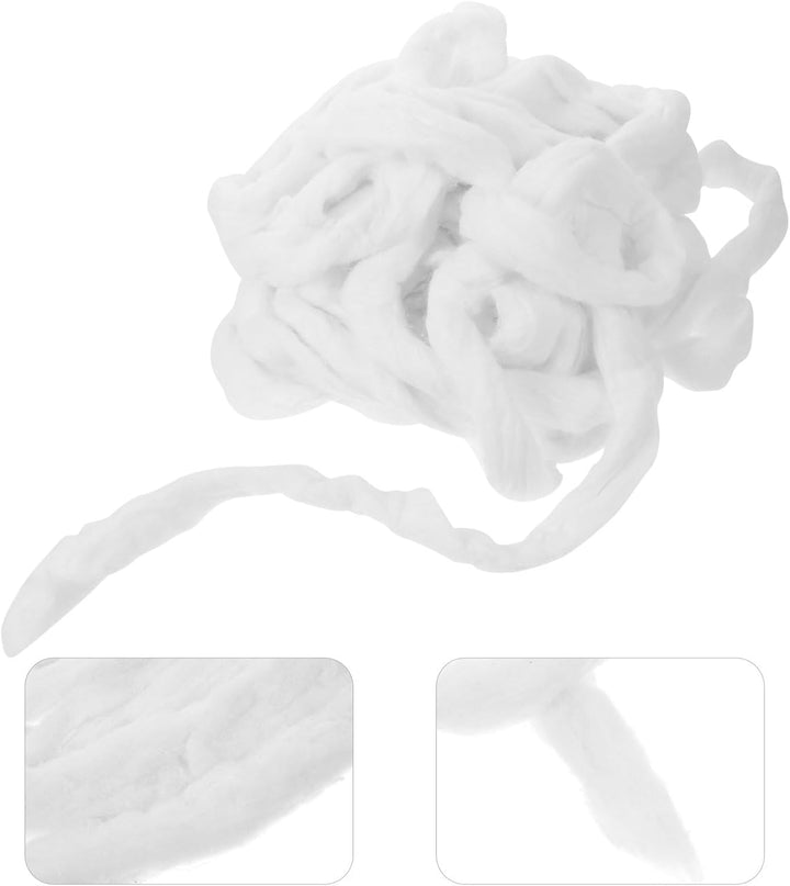 Perm Cotton Strips with Rope for Hair Salons Absorbent Single-Use Cotton Bands Ideal for Perming and Dyeing Hair Styling Tools