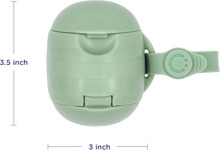 On-The-Go Soother Pod, Dummy Holder, Keeps Baby'S Binkies Clean and Accessible, Portable for Travel, Diaper Bag Accessory Must Have for Newborns, Sage Green