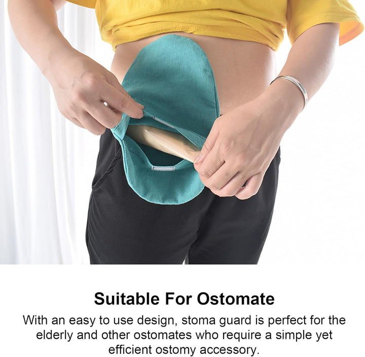 Ostomy Bag Covers, Pack of 3 Colostomy Bag Covers Washable Detachable Dust Proof Mixed Colors Protective Ostomy Pouch Liner for Men Women Ileostomy Urostomy