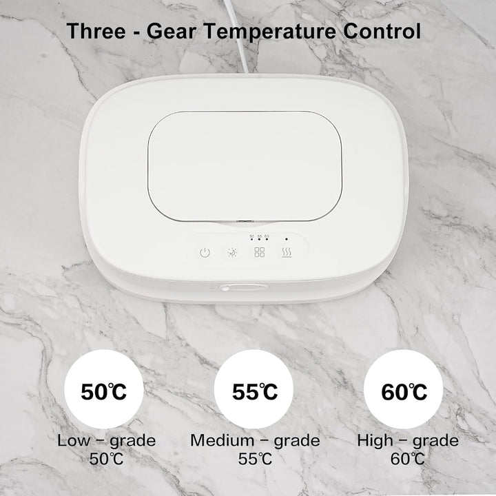 Baby Wipes Warmer - a Wet Wipe Holder That Integrates Small Night Lights, Energy Saving, USB Interface Charging, Suitable for Both Outdoor and Home Use ﻿