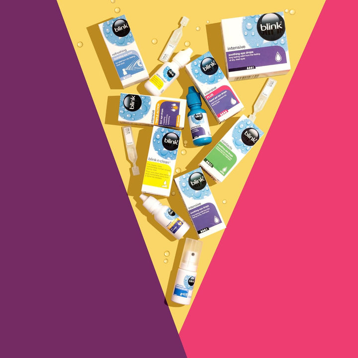 Intensive Soothing Eye Drops for Dry Eyes - Instant and Long-Lasting Lubricating Eye Drops for Tired Eyes with Hyaluronic Acid, Suitable for Contact Lens Wearers, 10 Ml