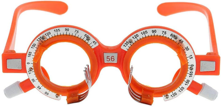 Set of 2 Quality Optical Trial Lens Frame Optometry Equip Eyeglass 56Mm+54Mm