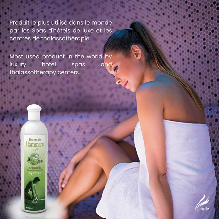 - Steam Bath Fragrance L'Elégant - Fragrances Made from Essential Oils for Steam Rooms, Steam Baths, or Steam Showers - Floral with Mesmerizing Scents and a Sensual Backdrop of Amber - 1000Ml