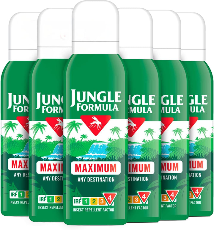 Maximum Strength Insect Repellent Aerosol Spray (125Ml - 50% DEET) - up to 9 Hour Protection against Mosquitoes, Ticks & Biting Insects - Mosquito Repellent for Travel & Domestic Use