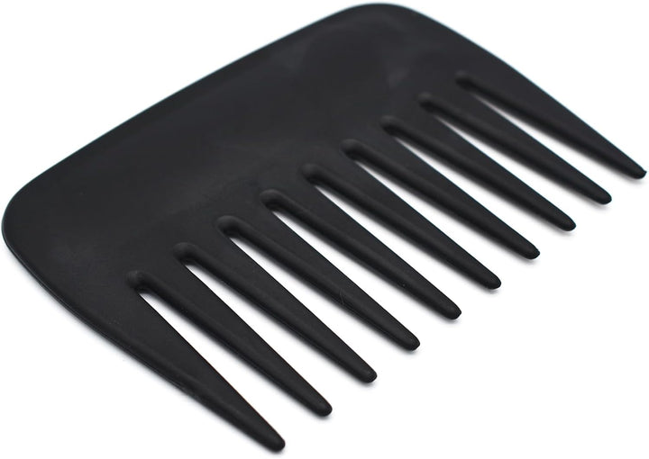 Professional Streaker Combs, anti Static Wide Tooth Hair Styling Detangling Comb Compact Palm-Sized No Handle Afro Comb for Men Women Curly Wavy Wig Salon Barber Home Office Travel Purse (1)