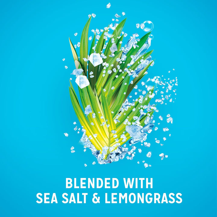 Mineral Therapy Feel Active Shower Gel Body Wash with a Sea Salt & Lemongrass Fragrance for a Refreshing Experience 6X 225 Ml