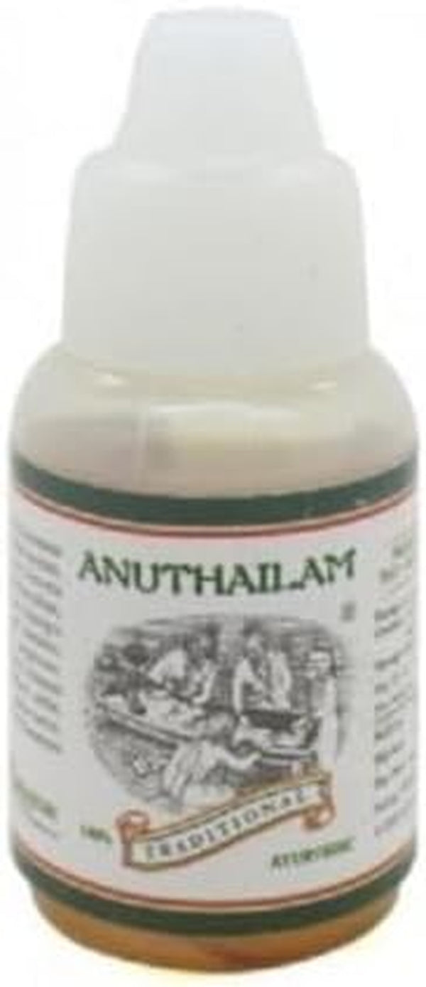 Anu Thailam (10 ML) - Ayurvedic Nasya Oil for Sinus Relief