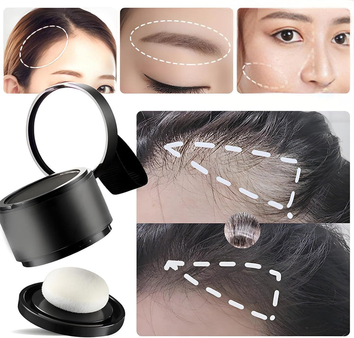 Hair Thickener, Scalp and Hair Concealer Powder, Waterproof, Easy to Apply and Color, Suitable for Both Men and Women (White)