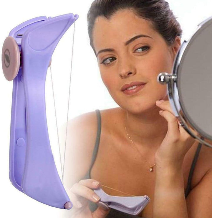 Threading Hair Removal, Face Epilator, Manual Portable Epilator, Hair Removal Threading Tools, Face Razors for Women, Upper Lip Hair Remover, for Women or Men Face Hair Removing Eyebrows Face