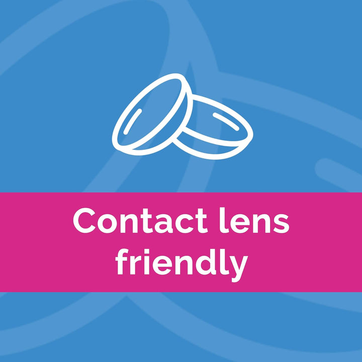 10 Ml Moisturising Eye Drops: Contact Lens Safe, Relieves Irritation, Soothes Inflammation, Hydrates, Provides Comfort for Dry and Sensitive Eyes