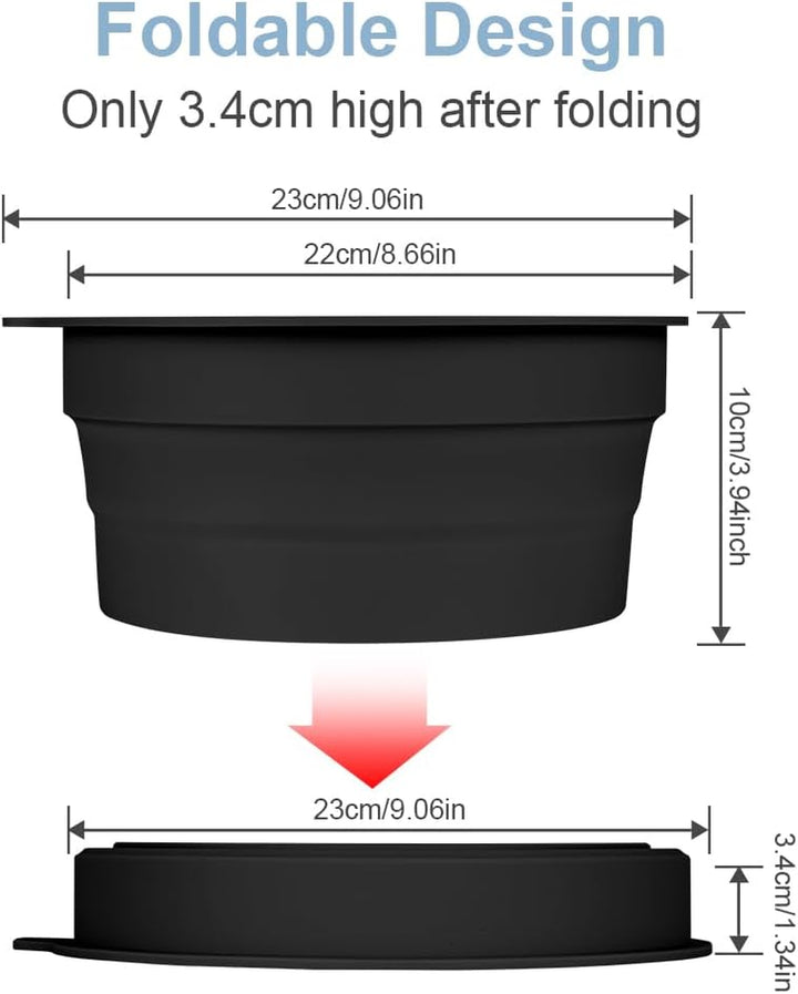 Face Bowl for Ice,Foldable Facebowl with Built-In Icetray, Portable Quick Cooling Facial Washing Basin for Soothe Skin, Wash Basin for Home Use or Travel